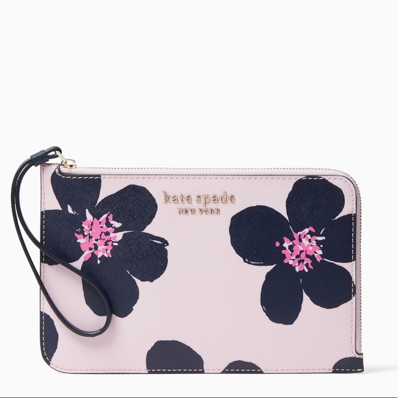 Kate Spade Grand Floral L-zip Wristlet - Picture 3 of 9